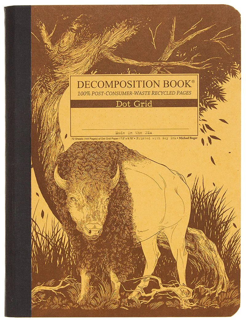 Bison Decomposition Book (Dot Grid Pages)