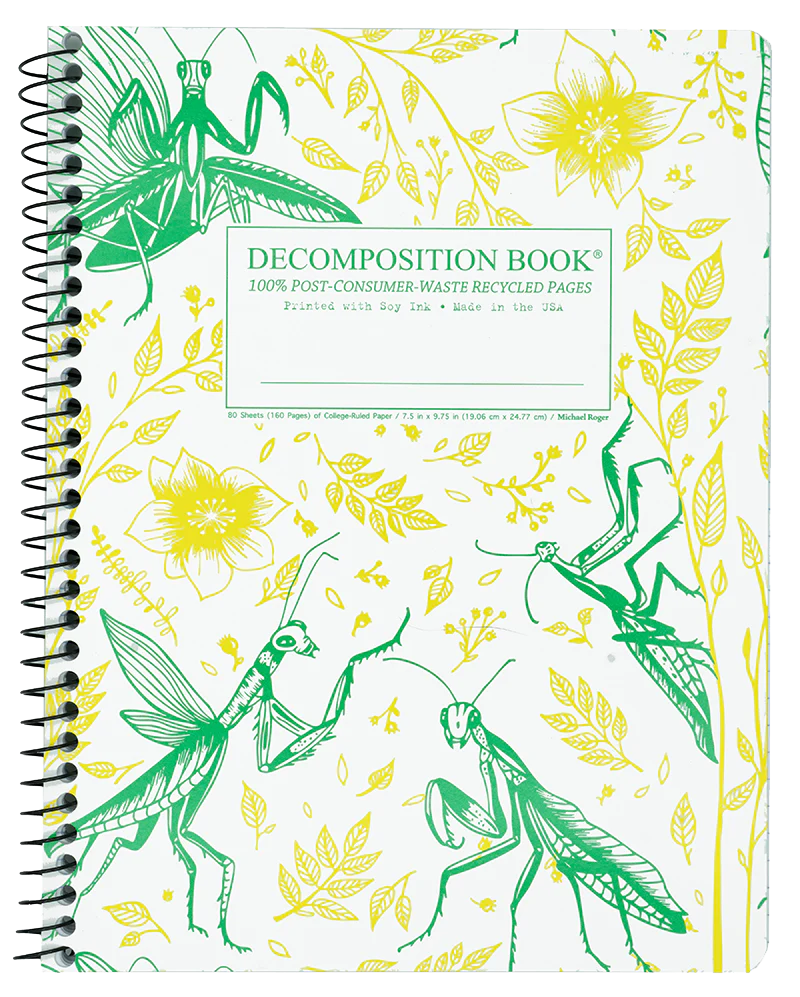 Praying Mantises Decomposition Book